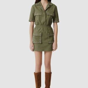 Maje Ramil Military-Style Dress